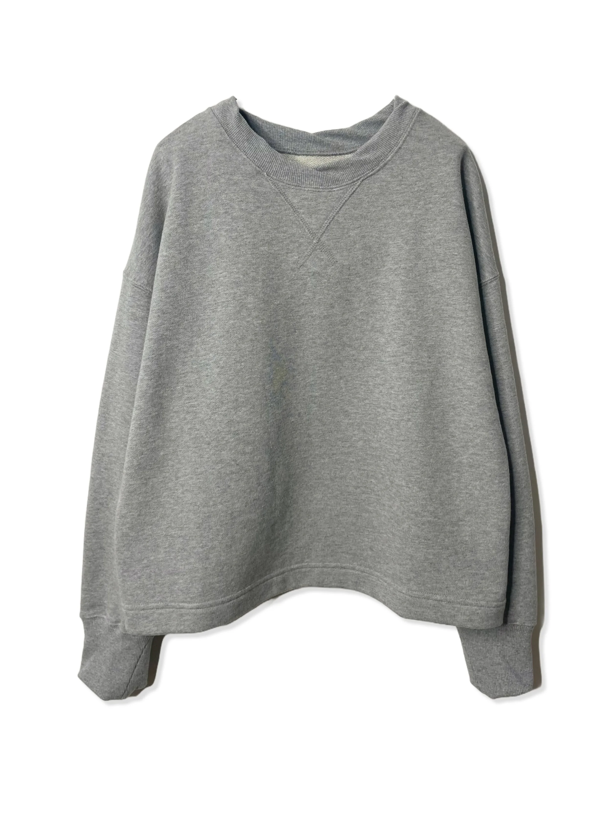 パーカー 「V::ROOM 」ブイ ルーム/ melange gauze fleece 3/4 hooded pullover レディース v::room パーカー 「V::ROOM 」ブイ ルーム/ melange gauze